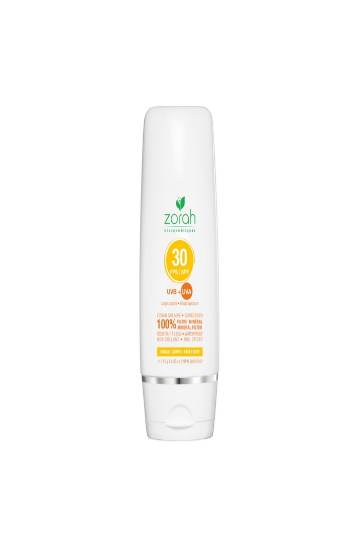 Zorah Écran solaire visage et corps FPS30 115g