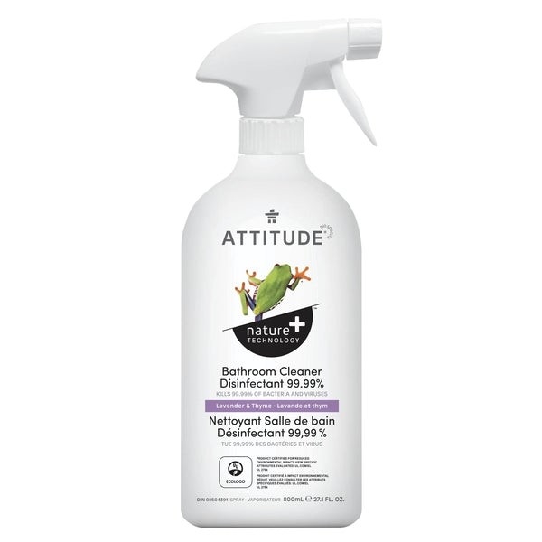 Attitude Nettoyant Salle de bain Désinfectant 99.99% 800ml