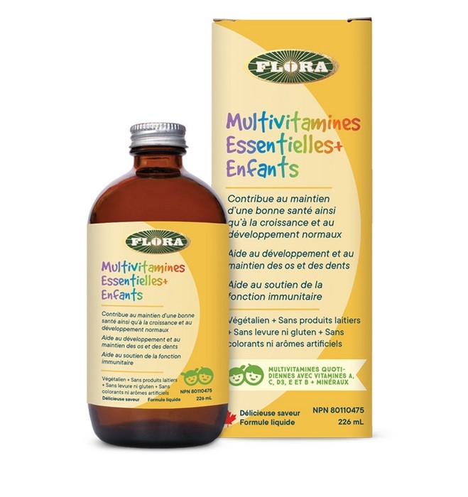 Flora Multivitamines Essentielles + Enfants 226ml