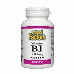 Natural Factors Vitamine B1 100mg 90 comprimés