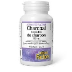 Natural Factors Charbon activé 90 gélules