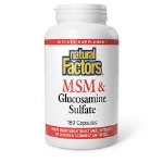 Natural Factors Formule MSM Articulations 180 capsules