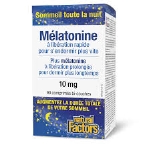 Natural Factors Mélatonine à libération prolongée 10 mg 90 comp.