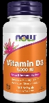 NOW vitamine D 1000 UI 180 gél.